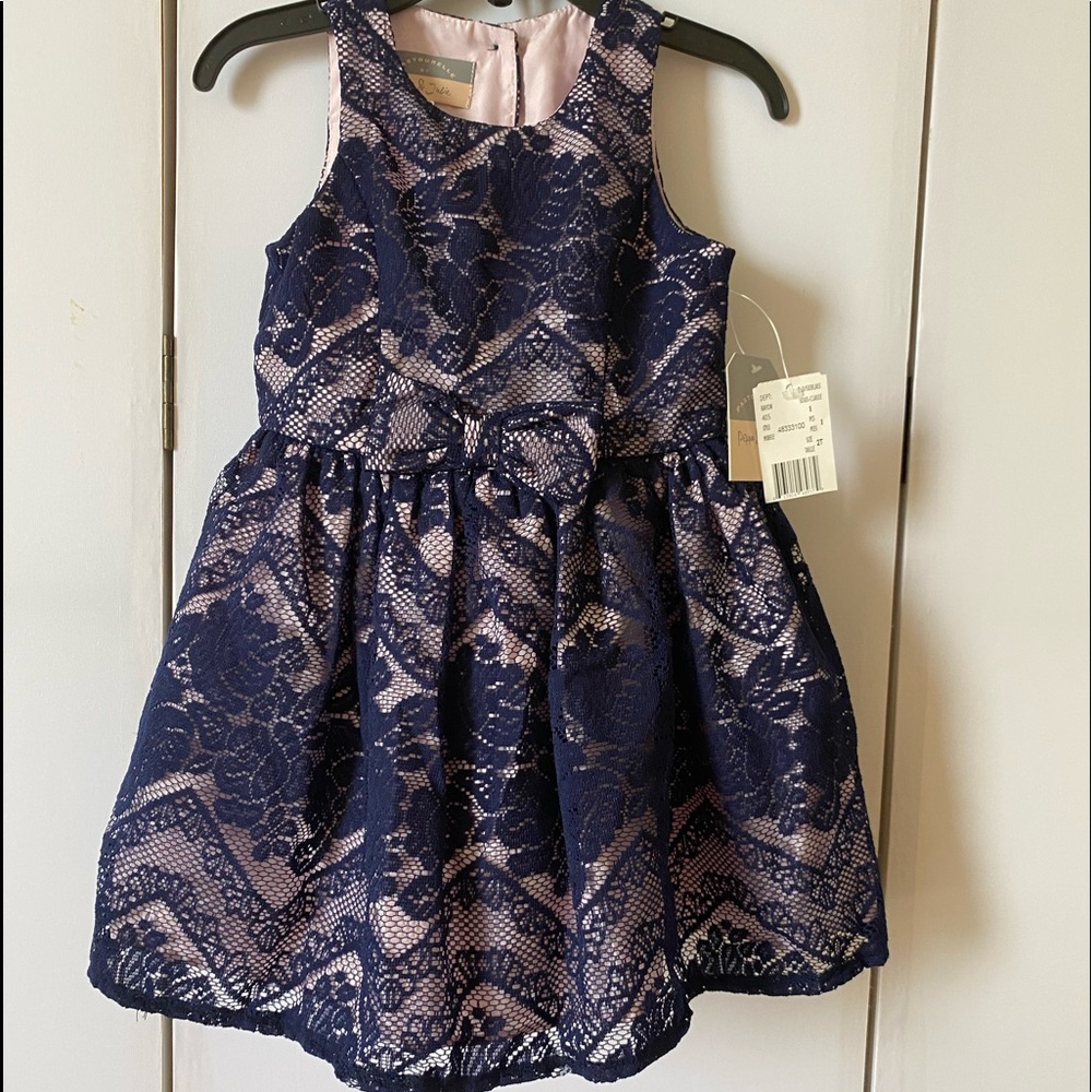 💙 Pastourelle Little Girl's Pippa And Julie Floral Lace Dress 💙